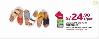 Tottus Cherokee Sandalias Corcho oferta