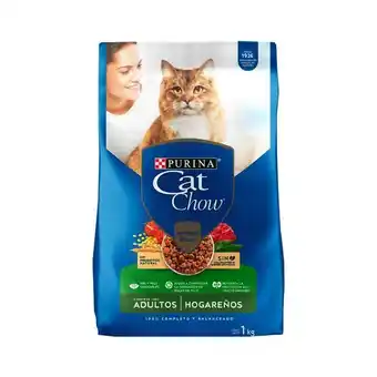 Tottus Comida para gatos cat chow adulto con prebiótico natural 1 kg - bolsa 1 kg oferta
