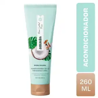 Tottus Acondicionador amaras diosa rulosa coco 260 ml - envase 260 ml oferta