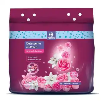 Tottus Detergente polvo aroma collection tottus - envase 10 kg oferta
