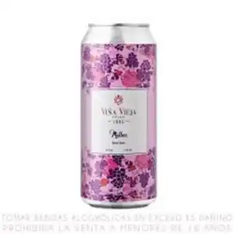 Metro Vino tinto malbec viña vieja lata 473ml oferta