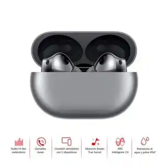 Hiraoka Audífono bluetooth huawei freebuds pro 2 silver oferta
