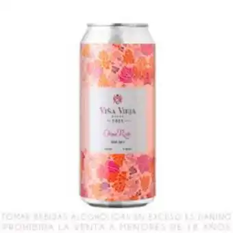 Metro Vino gan rosé viña vieja lata 473ml oferta