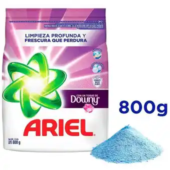 Vivanda Detergente en polvo ariel con downy bolsa 800g oferta