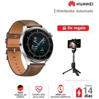 Linio Smartwatch huawei watch 3 marrón + rega... oferta