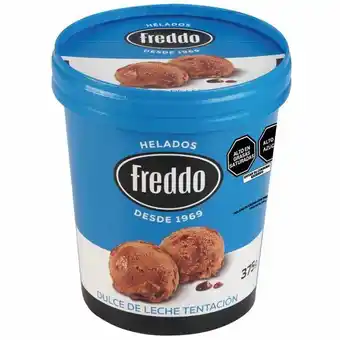 Vivanda Helado freddo dulce de leche tentación vaso 375g oferta