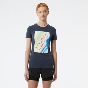 New Balance Run for life boroughs graphic short sleeve women oferta