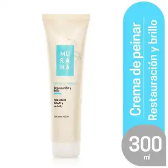 Tottus Crema de peinar restauración y brillo murana 300 ml - 300 ml oferta