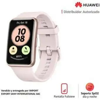Linio Smartwatch huawei new watch fit rosado oferta