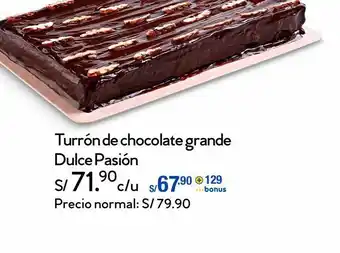 Wong Turrón de chocolate oferta