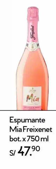Wong Espumante mia freixenet x 750ml oferta
