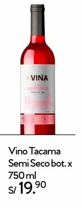 Wong Vino tacama x 750ml oferta