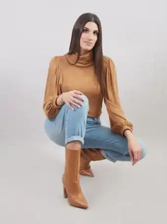 Michelle Belau Polo manga larga pl01181rch oferta