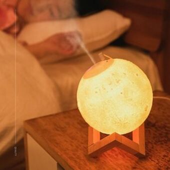 Linio Lámpara led humidificador luna purifica... oferta