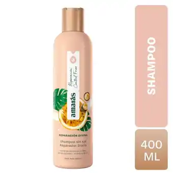 Tottus Shampoo amaras reparación divina maracuya 400 ml - envase 400 ml oferta