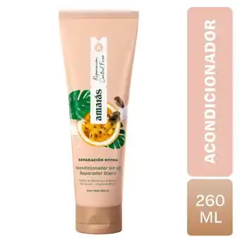 Tottus Acondicionador amaras reparación divina mmaracuya 260 ml - envase 260 ml oferta
