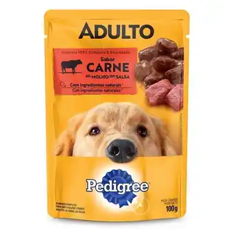 Tottus Pouch perro adulto pedigree sabor carne 100 gr - bolsa 100 g oferta
