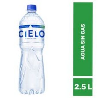 Metro Agua natural sin gas cielo botella 2.5l oferta