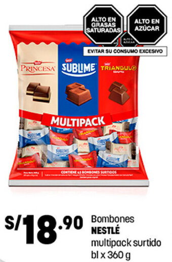 Plaza Vea Bombones Nestlé Multipack Surtido bl x 360g oferta