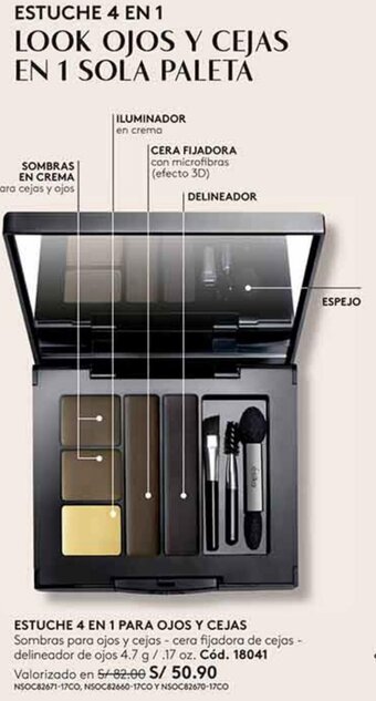 Ésika Estuche 4 en 1 para Ojos y Cejas oferta