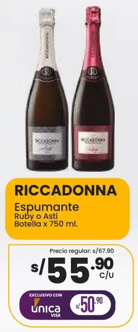 Vega Riccadonna Espumante 750ml oferta