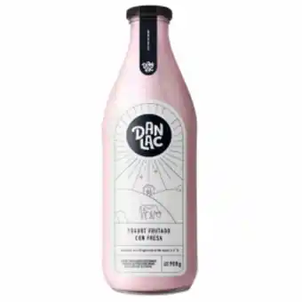 Freshmart Yogurt frutado fresa danlac - envase 900g - unidad oferta