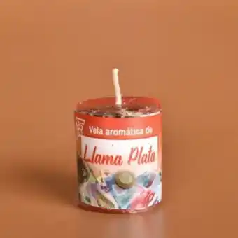 Vela aromática llama plata mist62