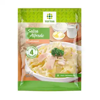 Tottus Salsa alfredo en polvo tottus 45 g oferta
