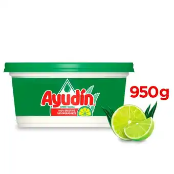 Tottus Lavavajilla pasta ayudín limón sabila 950 g oferta