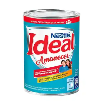 Tottus Mezcla lactea ideal amanecer lata 390 g oferta