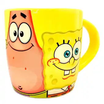 Tottus Mug bob esponja 104 y patricio 375ml oferta