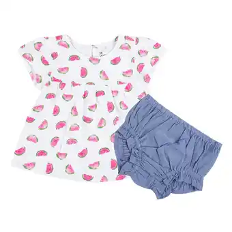 Tottus Conjunto plano bebe 24m blanco oferta