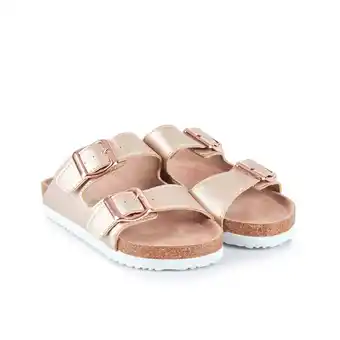 Tottus Chala corcho straps niña 29 dorado oferta