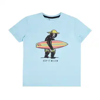 Tottus Polo estampado niño 3 celeste oferta