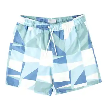 Tottus Ropa de baño corta hombre 30 celeste oferta