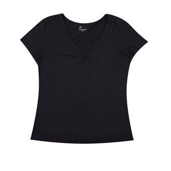 Tottus Polo stretch mujer s negro oferta