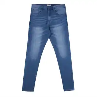 Tottus Jean skinny hombre 30 celeste oferta