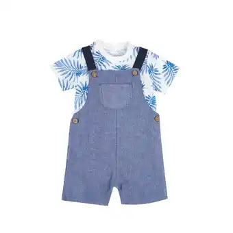 Tottus Enterizo jumper bebe 6m azul denim oferta