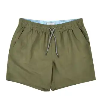 Tottus Ropa de baño color hombre m verde oferta
