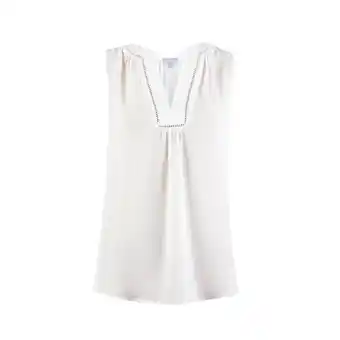 Tottus Blusa mujer m blanco oferta