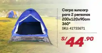 Carpa Suncarp para 2 Personas 200 x 120 x 90cm