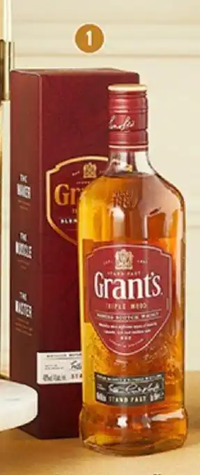 Plaza Vea Whisky Grant's bt x 750ml oferta