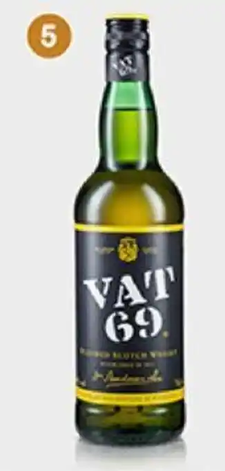 Plaza Vea Whisky VAT 69 bt x 700ml oferta