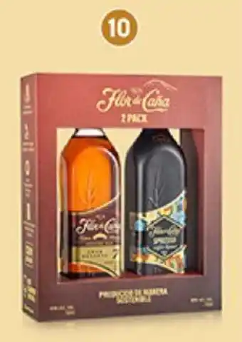 Plaza Vea Ron Flor de Caña 7 años 750ml + Spresso pk x 2 bt x 750ml oferta