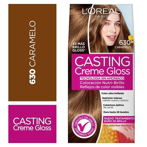 Tottus Tinte para cabello 630 caramelo 152.5 ml - caja 1 kit oferta