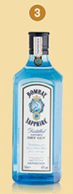 Plaza Vea Gin Bombay Sapphire bt x 750ml oferta