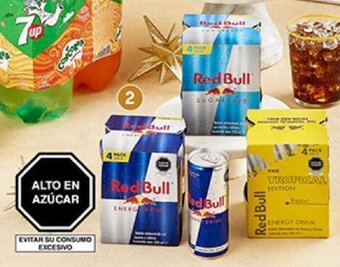 Plaza Vea Energizante Red Bull pk x 4 la x 250ml oferta