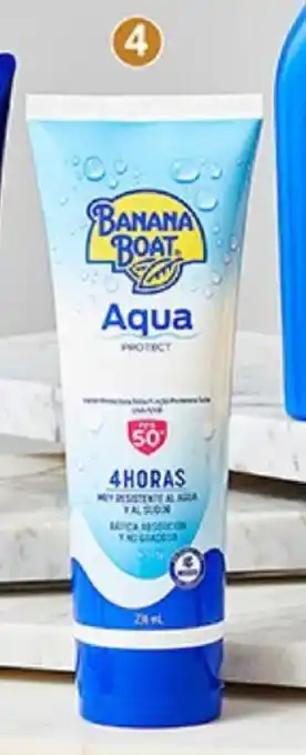 Plaza Vea Bloqueador Banana Boat Aquaprotec SPF50 fr x 236ml oferta