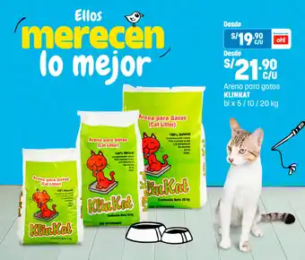 Plaza Vea Arena para Gatos Klinkat bl x 5 / 10 / 20kg oferta