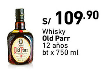 Plaza Vea Whisky Old Parr 12 años bt x 750ml oferta